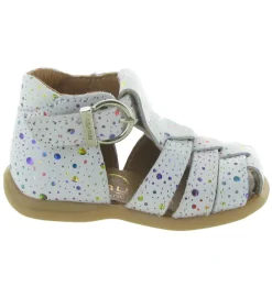 pre marche du 16 au 23 - - bebe fille - Cuir - Blanc - Bellamy