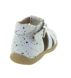 pre marche du 16 au 23 - - bebe fille - Cuir - Blanc - Bellamy
