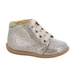 pre marche du 16 au 23 - - bebe fille - Cuir - Glitter - Paillettes - Pom d api
