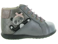 pre marche du 16 au 23 - - bebe fille - Cuir - Argent - Bopy