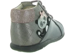 pre marche du 16 au 23 - - bebe fille - Cuir - Argent - Bopy