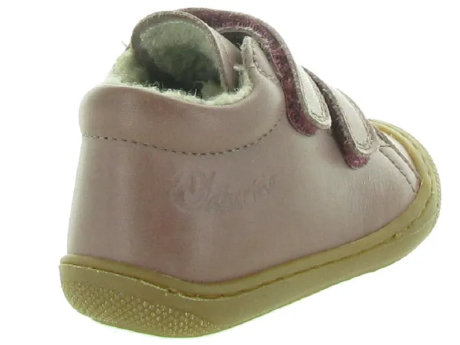 pre marche du 16 au 23 - - bebe fille - Cuir - Rose - Naturino