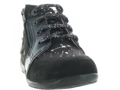 pre marche du 16 au 23 - - bebe fille - Nubuck - Noir - Kickers
