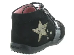 pre marche du 16 au 23 - - bebe fille - Nubuck - Noir - Kickers