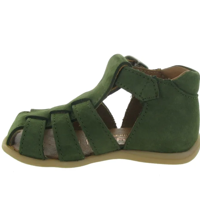 pre marche du 16 au 23 - - bebe garcon - Cuir - Vert - Bellamy