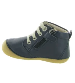 pre marche du 16 au 23 - - bebe garcon - Cuir - Bleu - Kickers