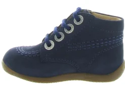pre marche du 16 au 23 - - bebe garcon - Cuir - Bleu - Kickers