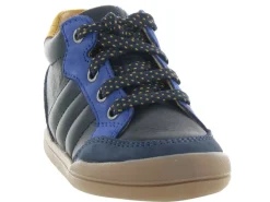 pre marche du 16 au 23 - - bebe garcon - Cuir - Bleu - Babybotte
