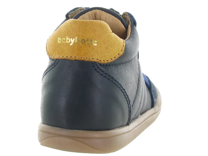 pre marche du 16 au 23 - - bebe garcon - Cuir - Bleu - Babybotte