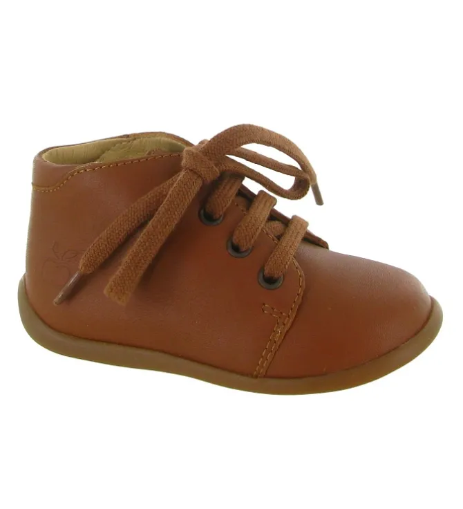pre marche du 16 au 23 - - bebe garcon - Cuir - Marron - Pom d api