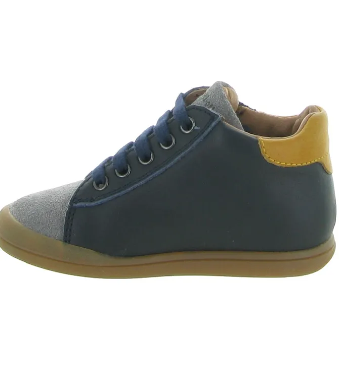 pre marche du 16 au 23 - - bebe garcon - Cuir - Bleu - Babybotte