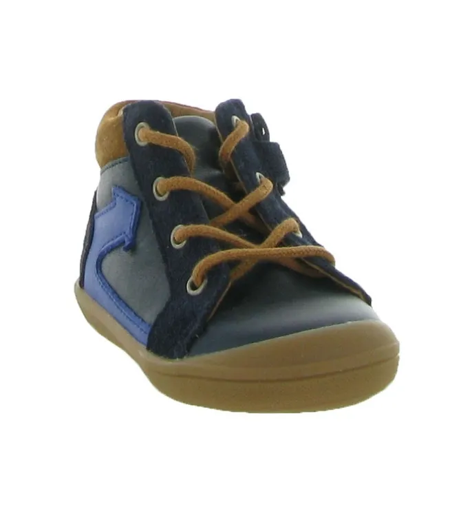 pre marche du 16 au 23 - - bebe garcon - Cuir - Bleu - Bellamy