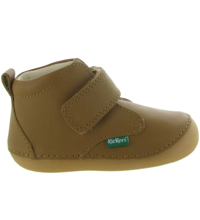 pre marche du 16 au 23 - - bebe garcon - Cuir - Marron - Kickers
