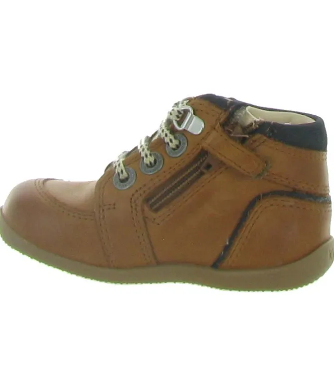 pre marche du 16 au 23 - - bebe garcon - Nubuck - Marron - Kickers