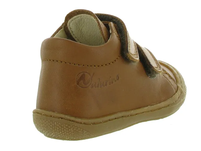pre marche du 16 au 23 - Semelle souple - bebe garcon - Cuir - Marron - Naturino