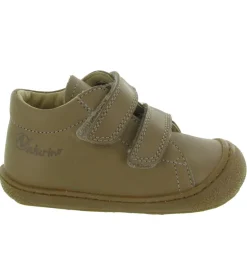 pre marche du 16 au 23 - Semelle souple - bebe garcon - Cuir - Taupe - Naturino