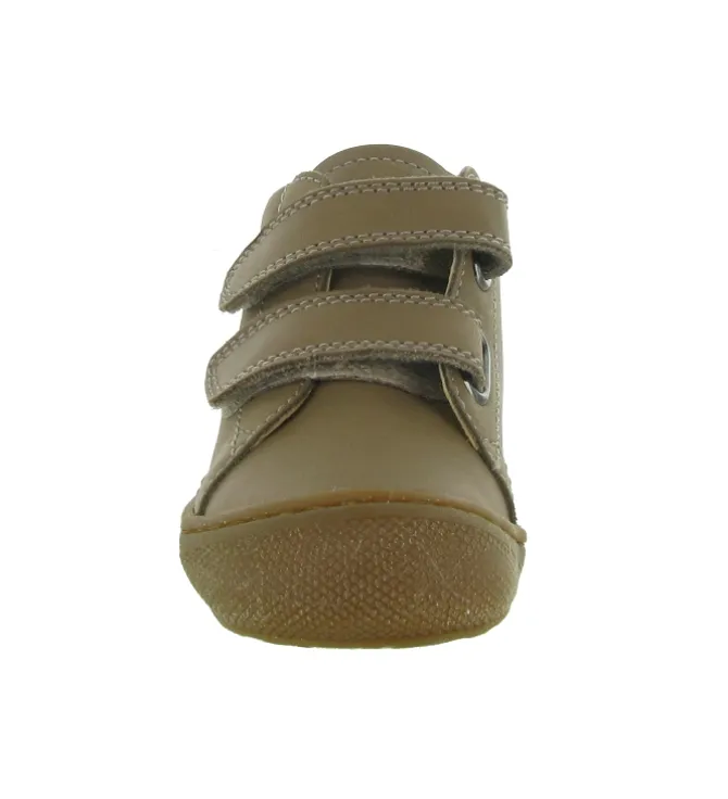 pre marche du 16 au 23 - Semelle souple - bebe garcon - Cuir - Taupe - Naturino