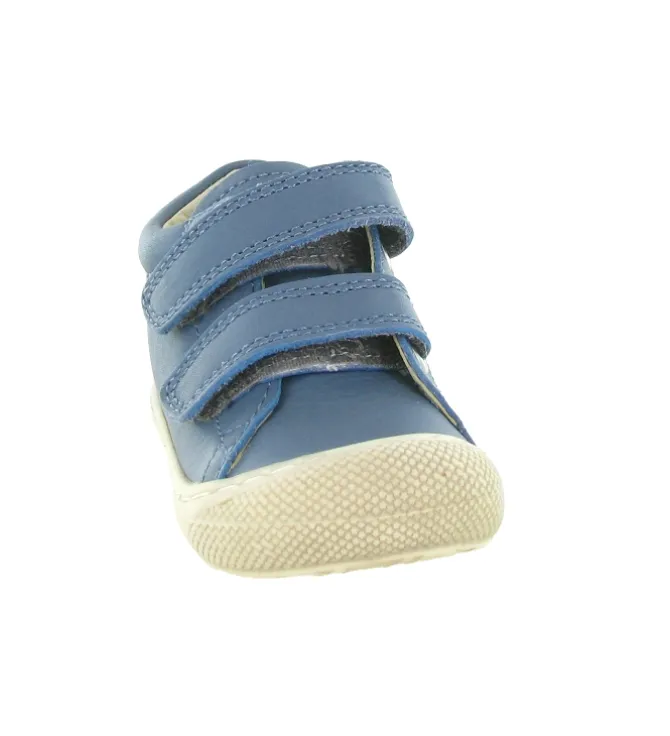 pre marche du 16 au 23 - Semelle souple - bebe garcon - Cuir - Bleu - Naturino