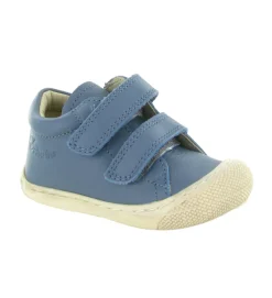 pre marche du 16 au 23 - Semelle souple - bebe garcon - Cuir - Bleu - Naturino