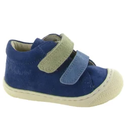 pre marche du 16 au 23 - Semelle souple - bebe garcon - Cuir - Bleu - Naturino