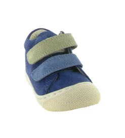 pre marche du 16 au 23 - Semelle souple - bebe garcon - Cuir - Bleu - Naturino