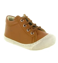 pre marche du 16 au 23 - Semelle souple - bebe garcon - Cuir - Marron - Naturino