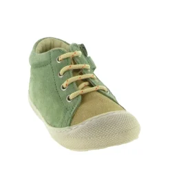 pre marche du 16 au 23 - Semelle souple - bebe garcon - Cuir - Vert - Naturino