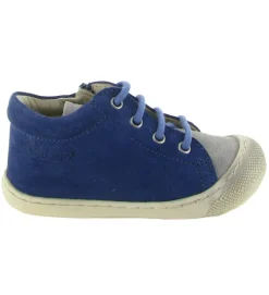 pre marche du 16 au 23 - Semelle souple - bebe garcon - Cuir - Bleu - Naturino