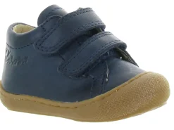 pre marche du 16 au 23 - Semelle souple - bebe garcon - Cuir - Bleu Marine - Naturino