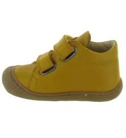 pre marche du 16 au 23 - Semelle souple - bebe garcon - Cuir - Jaune - Naturino