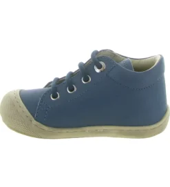 pre marche du 16 au 23 - Semelle souple - bebe garcon - Cuir - Bleu - Naturino