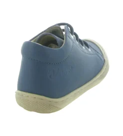 pre marche du 16 au 23 - Semelle souple - bebe garcon - Cuir - Bleu - Naturino