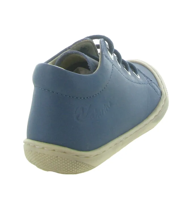 pre marche du 16 au 23 - Semelle souple - bebe garcon - Cuir - Bleu - Naturino