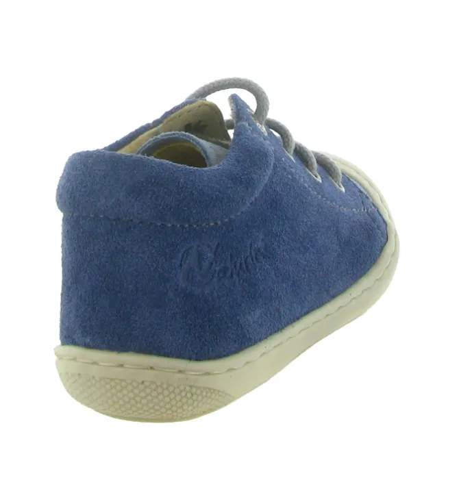 pre marche du 16 au 23 - Semelle souple - bebe garcon - Cuir - Bleu Marine - Naturino