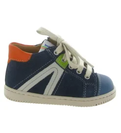 pre marche du 16 au 23 - Semelle souple - bebe garcon - Cuir - Bleu - Babybotte