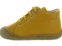 pre marche du 16 au 23 - Semelle souple - bebe garcon - Cuir - Jaune - Naturino