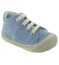 pre marche du 16 au 23 - Semelle souple - bebe garcon - Cuir - Bleu - Naturino