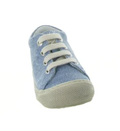 pre marche du 16 au 23 - Semelle souple - bebe garcon - Cuir - Bleu - Naturino