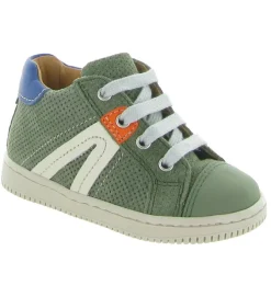 pre marche du 16 au 23 - Semelle souple - bebe garcon - Cuir - Vert - Babybotte
