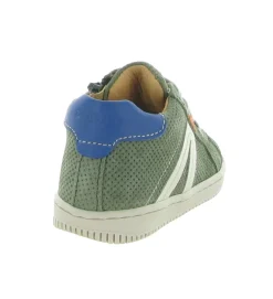 pre marche du 16 au 23 - Semelle souple - bebe garcon - Cuir - Vert - Babybotte