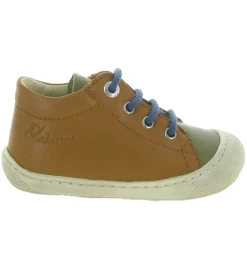 pre marche du 16 au 23 - Semelle souple - bebe garcon - Cuir - Marron - Naturino