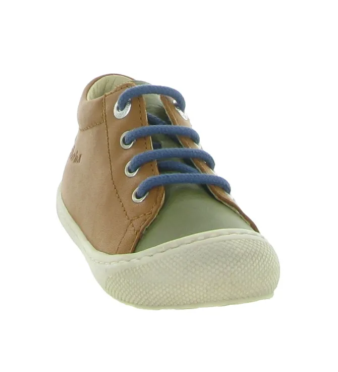 pre marche du 16 au 23 - Semelle souple - bebe garcon - Cuir - Marron - Naturino
