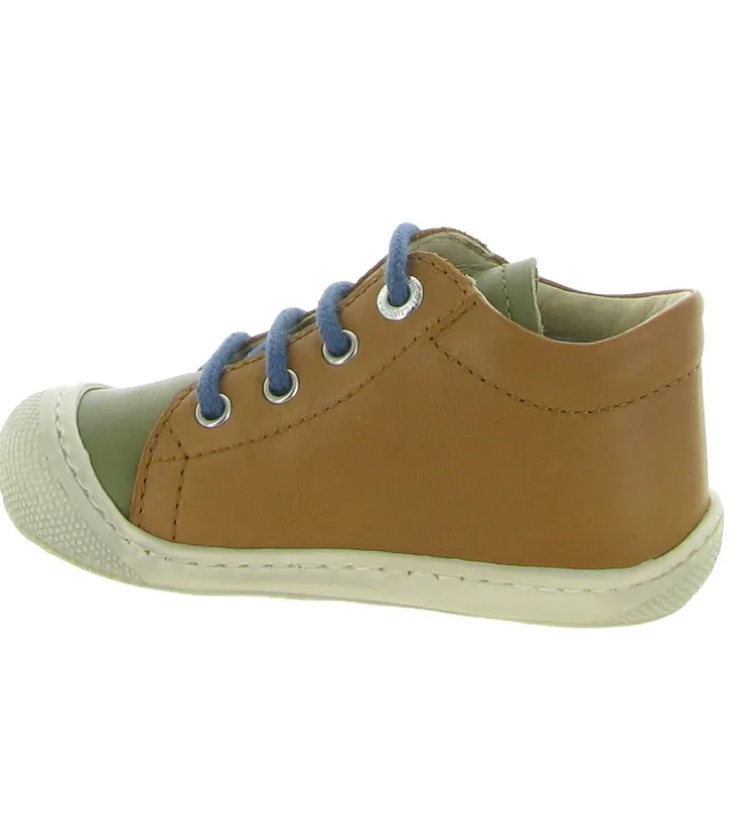 pre marche du 16 au 23 - Semelle souple - bebe garcon - Cuir - Marron - Naturino