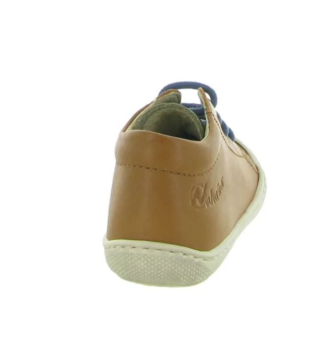 pre marche du 16 au 23 - Semelle souple - bebe garcon - Cuir - Marron - Naturino