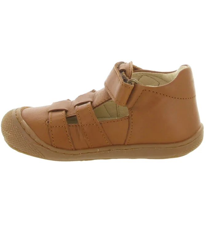 pre marche du 16 au 23 - Semelle souple - bebe garcon - Cuir - Marron - Naturino