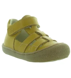 pre marche du 16 au 23 - Semelle souple - bebe garcon - Cuir - Jaune - Naturino
