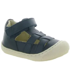 pre marche du 16 au 23 - Semelle souple - bebe garcon - Cuir - Bleu - Naturino