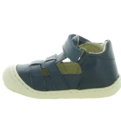 pre marche du 16 au 23 - Semelle souple - bebe garcon - Cuir - Bleu - Naturino