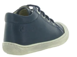 pre marche du 16 au 23 - Semelle souple - bebe garcon - Cuir - Bleu - Naturino