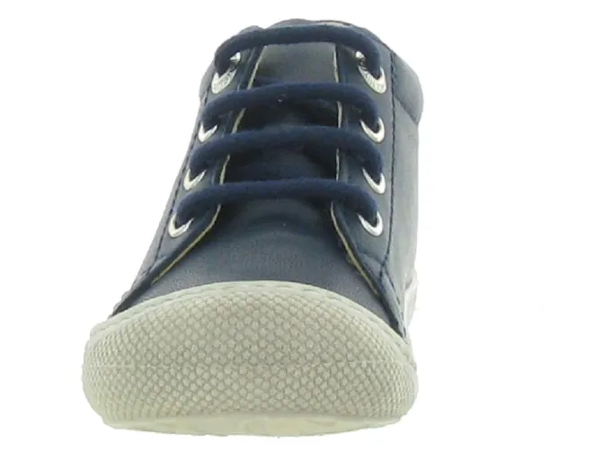 pre marche du 16 au 23 - Semelle souple - bebe garcon - Cuir - Bleu - Naturino